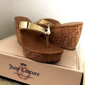 JUICY COUTURE Lainey Cognac Sandals